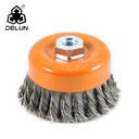 4 tuuman kierretty solmittu lankakuppi Harjatyyppi